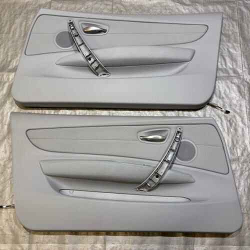 IMG_1606__14975 2008-2013 BMW E88 128i 135i Convertible Interior Door Panels / Gray / Pair / B1013