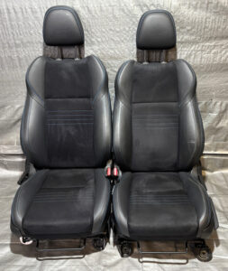 2015-2018 Subaru WRX STI Series Blue Black Suede Seats w/ Blue Stitching / 62K SS018