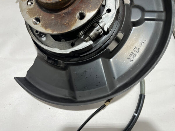 2008-2013 BMW 135i Passenger Rear Knee Spindle Wheel Hub & Control Arms / 70K B1013