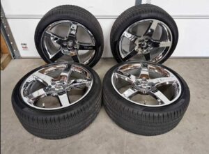 Rousch Mustang 20" Wheels With NEW Pirelli Pzero All Seasons